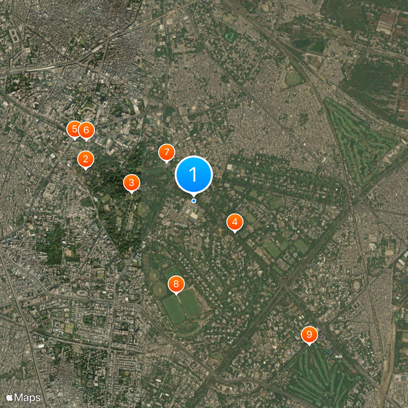 Pearl Continental Hotel,Lahore Map
