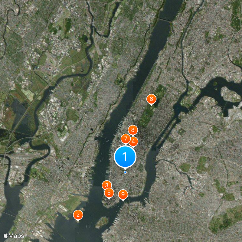 Manhattan Mapa