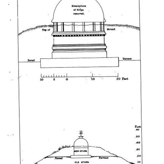 Sagardih fort and stupa