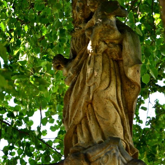 Maria Column in Kadaňská Jeseň