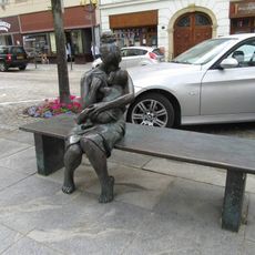 Lavička vzkazů v Šumperku na náměstí Míru