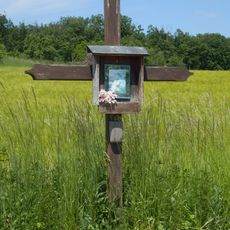 Holzkreuz mit Marienbild zwischen Tautendorf und Donnerreith