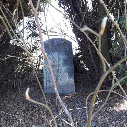 Památník Františka Blechy jižně od Plešnic u křižovatky