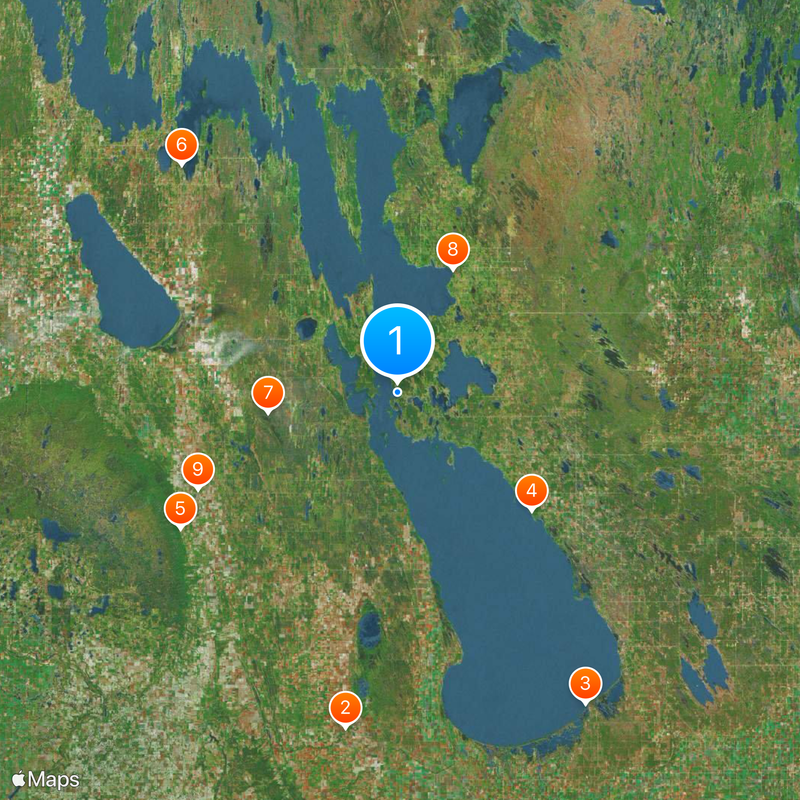 Lake Manitoba Map