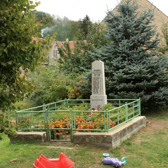 Pomník padlých v Hleďsebi