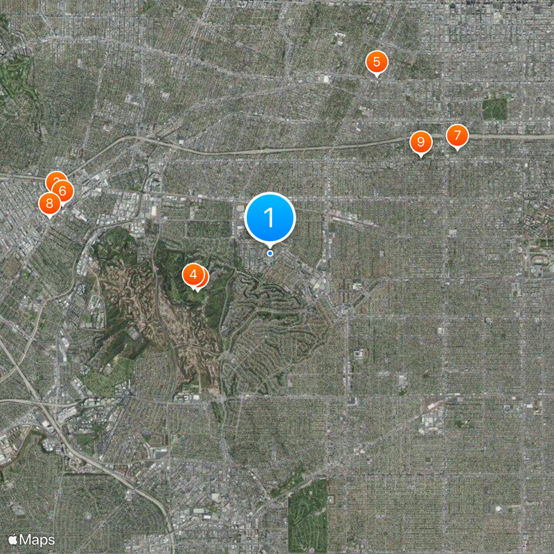 Baldwin Village Mapa