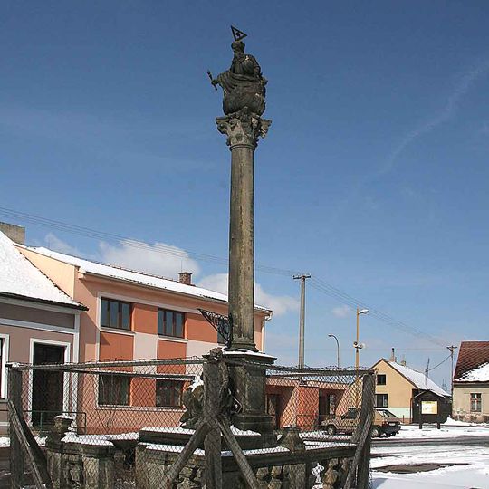 Plague column in Choltice