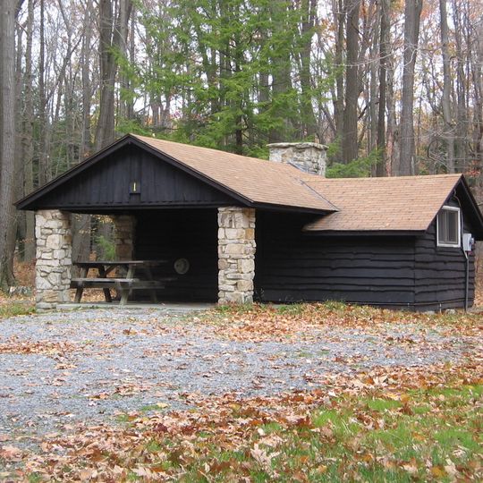 S. B. Elliott State Park Family Cabin District