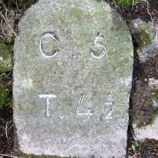 Milestone North East Of Kingswood House