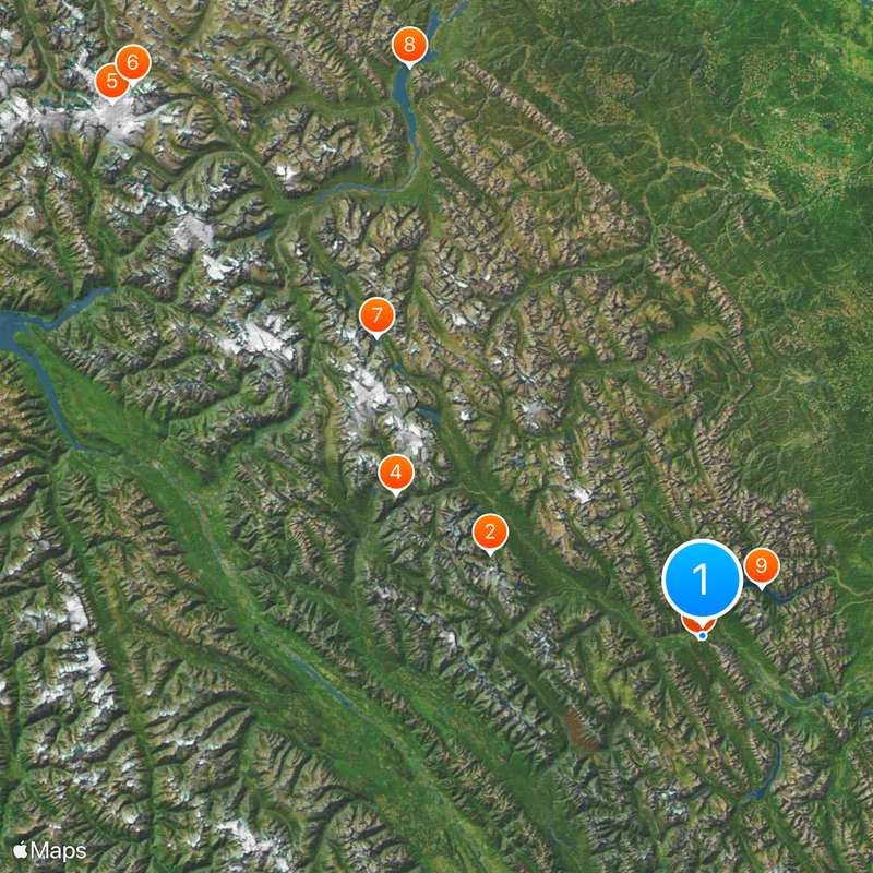 Banff National Park Map