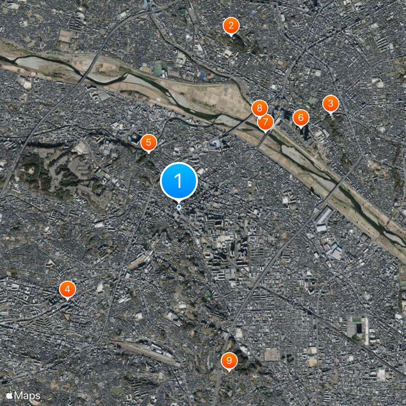 Mizonokuchi Station Map
