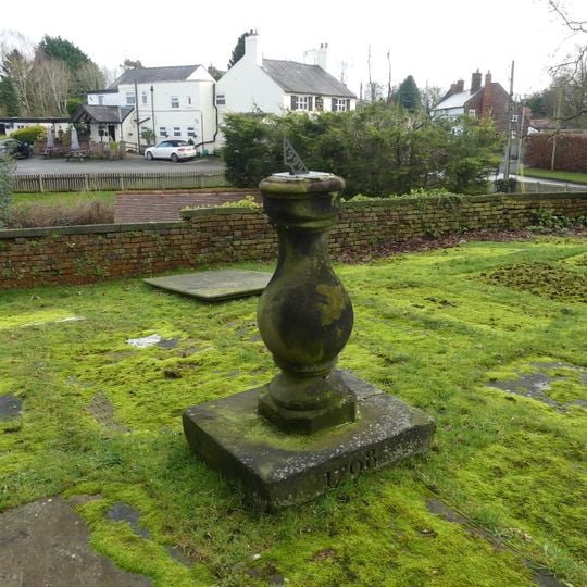 Sundial 3 metres from south east end of St Luke's Church