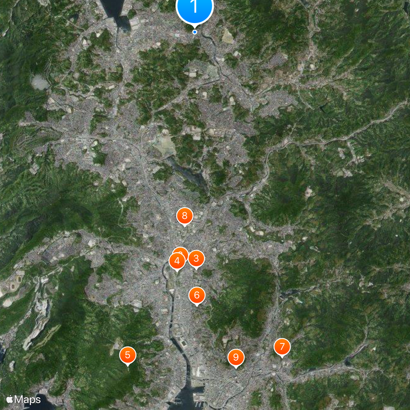 Nishisonogi district Map