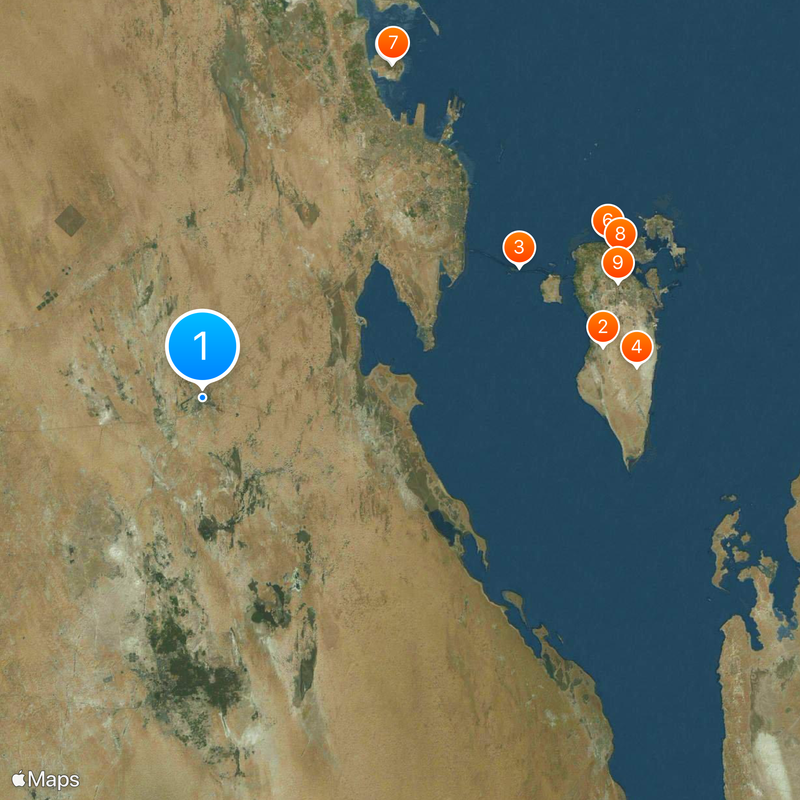 Abqaiq Map