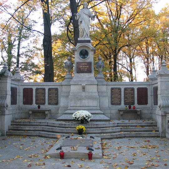 Ludwik Grohman's grave