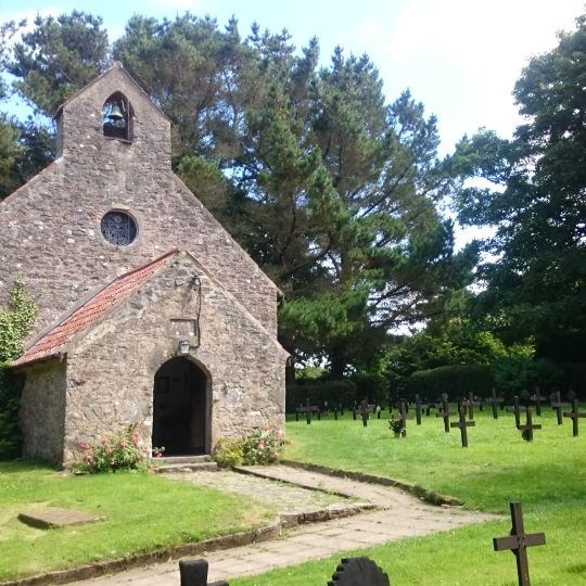 Churchyard cross in churchyard of Church of St David