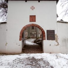 Main gate of Dolní Lánov cemetery