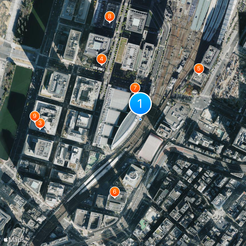 Ward area of Tokyo Map