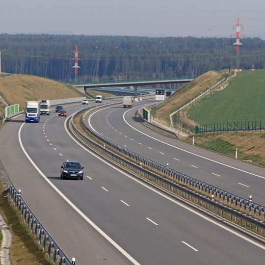 Most silnice III/13531 přes dálnici D3