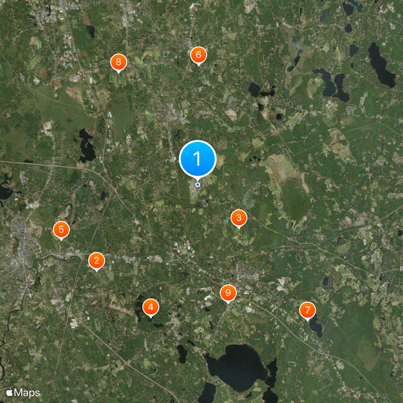 Bridgewater State Hospital Map