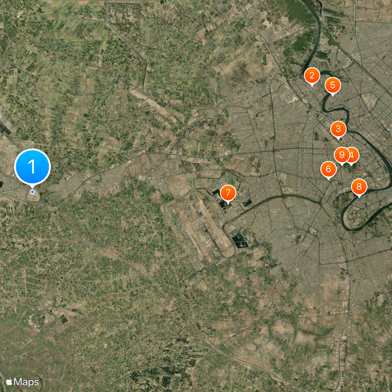 Baghdad Central Prison Map