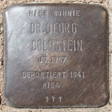 Stolperstein em memória de Georg Goldstein