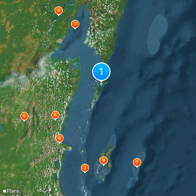 Caye Ambergris Carte