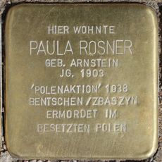 Stolperstein en memoria de Paula Rosner