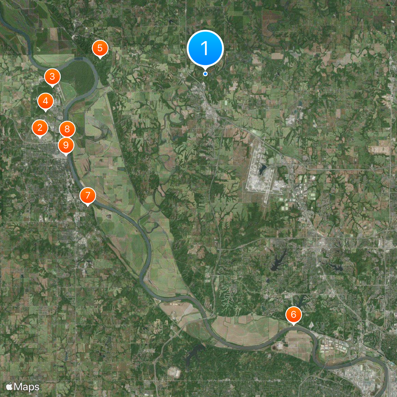 Contea di Platte Mappa