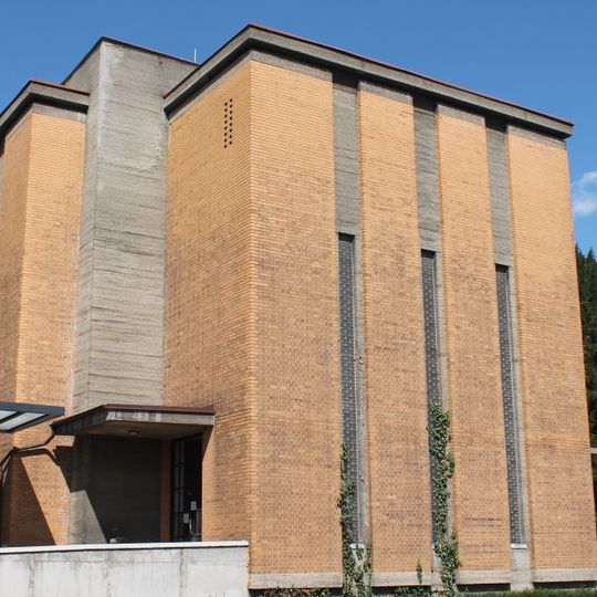 Ceremonial hall at Brno central cemetery