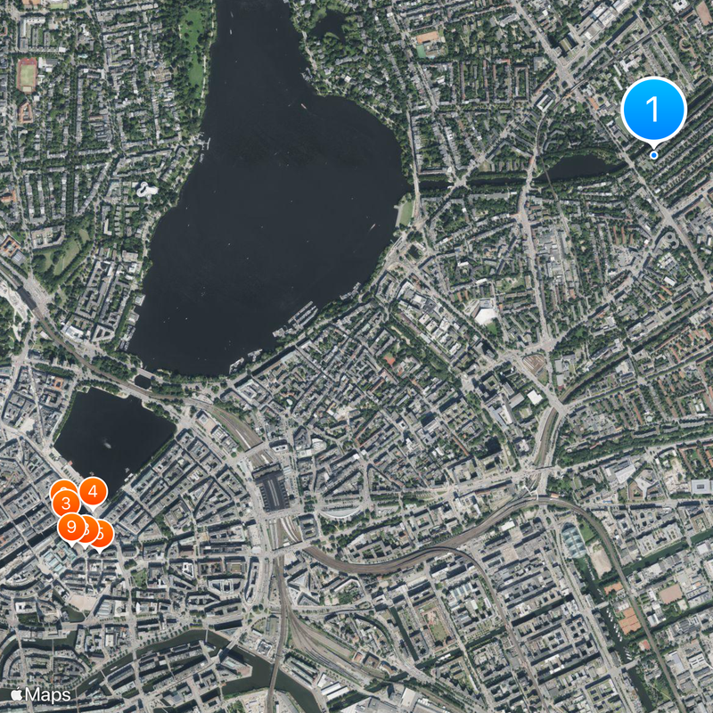 Hamburg U-Bahn Map