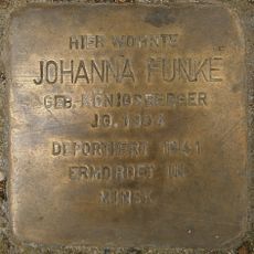Stolperstein en memoria de Johanna Funke