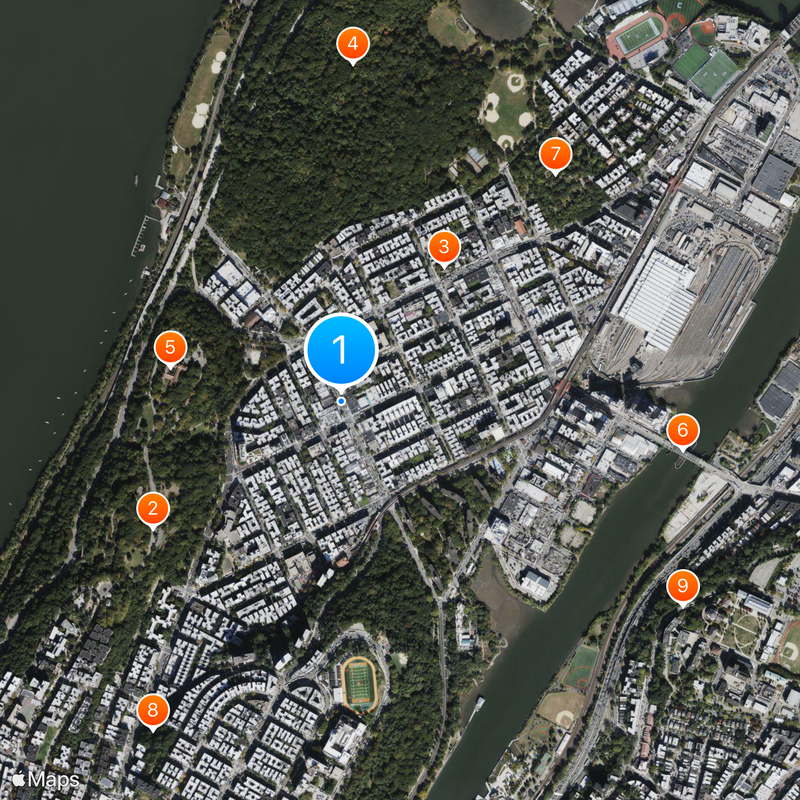 Dyckman Street Map