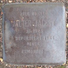 Stolperstein en memoria de Walter Jacoby