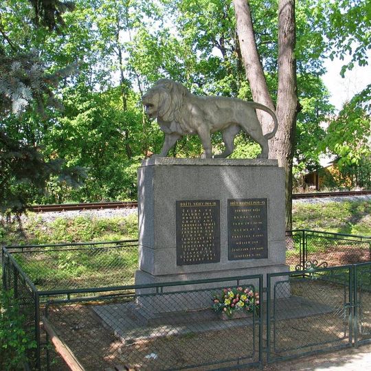 World wars memorial in Olovnice