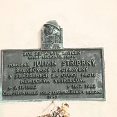 Pamětní deska Juliana Stříbrného