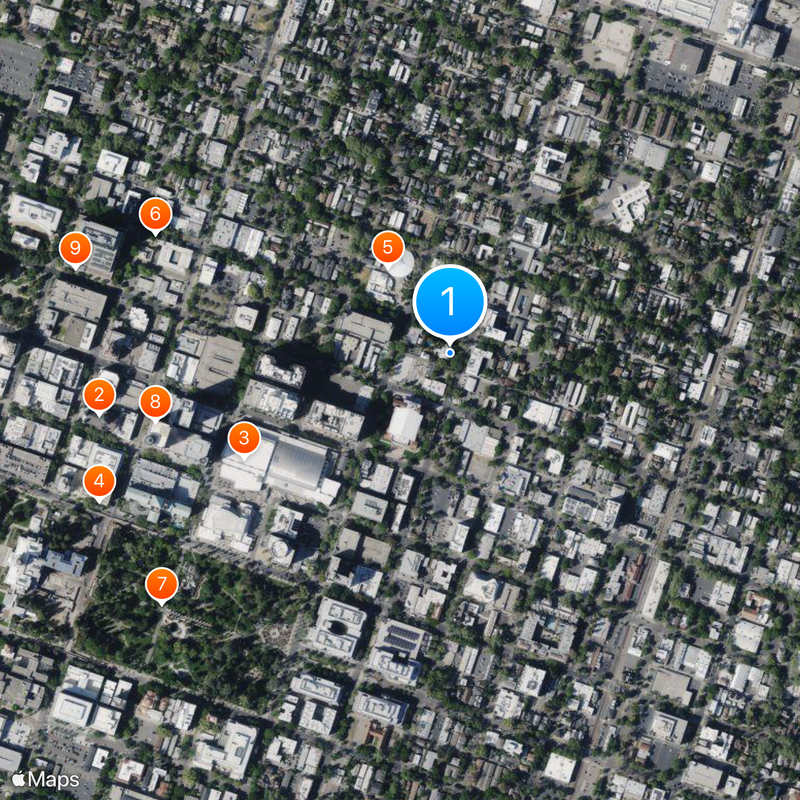 Governor's Mansion State Historic Park Map