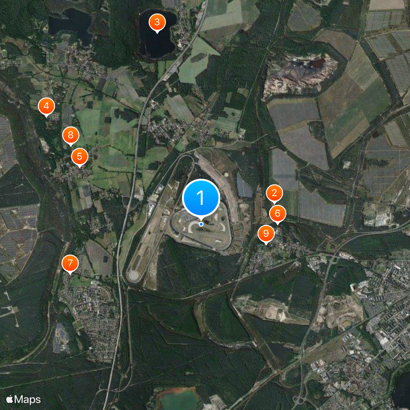 EuroSpeedway Lausitz Mapa