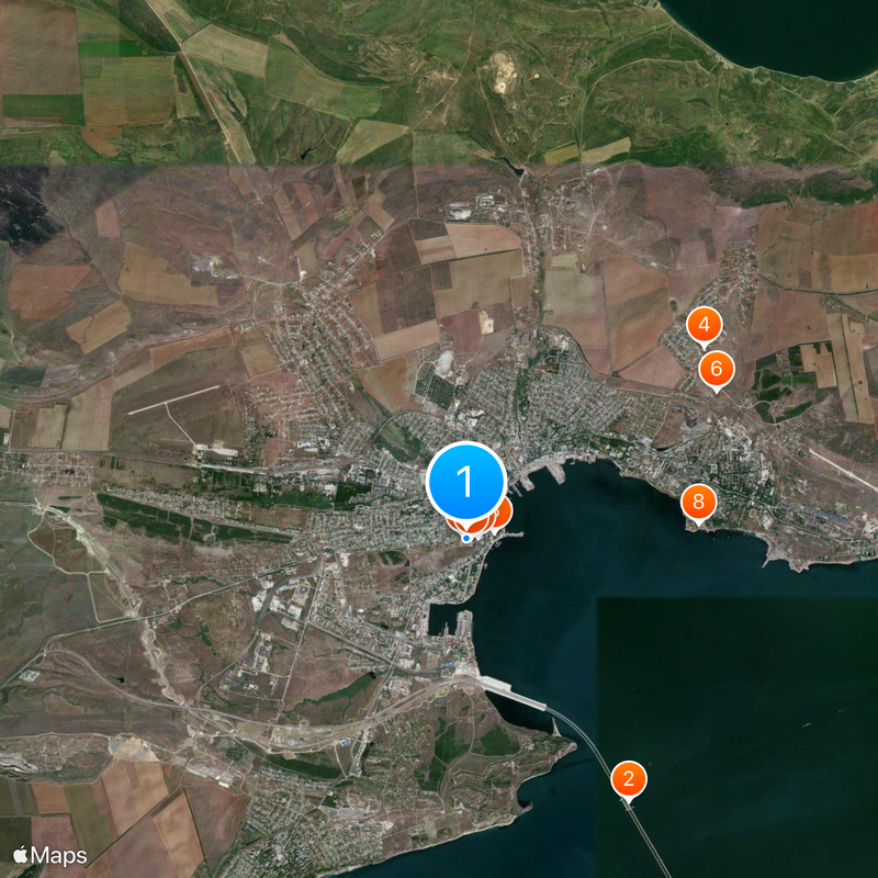 Mount Mithridat Kaart