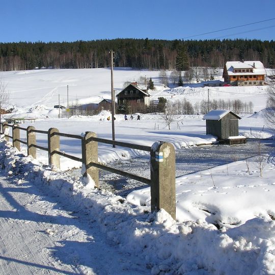 Most silnice II/169 přes Kvildský potok v Kvildě