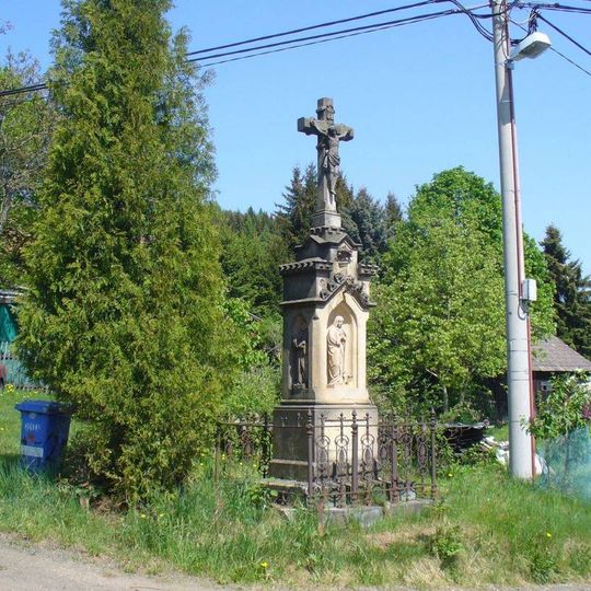 Kříž u cesty v Hoření Lomnici