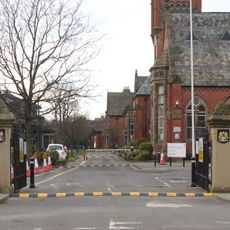 Entrance gateway to Merchant Taylors' School, Crosby