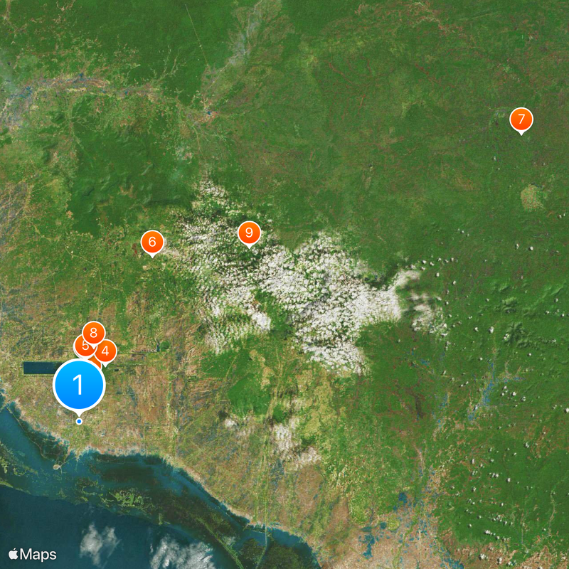 Provincia di Siem Reap Mappa