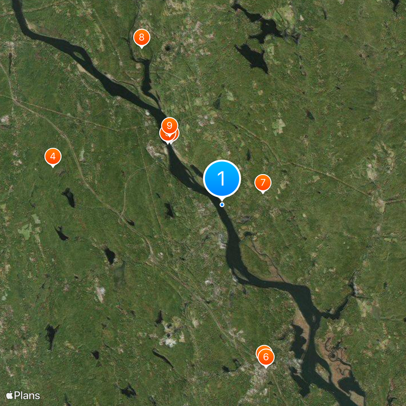 Gillette Castle State Park Mapa