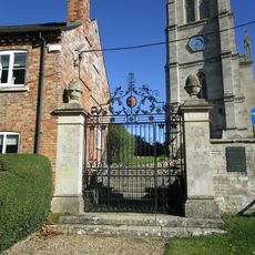 Gate Piers And Gates, Steps, Balustrade And Wall At Churchyard Of St John The Baptist