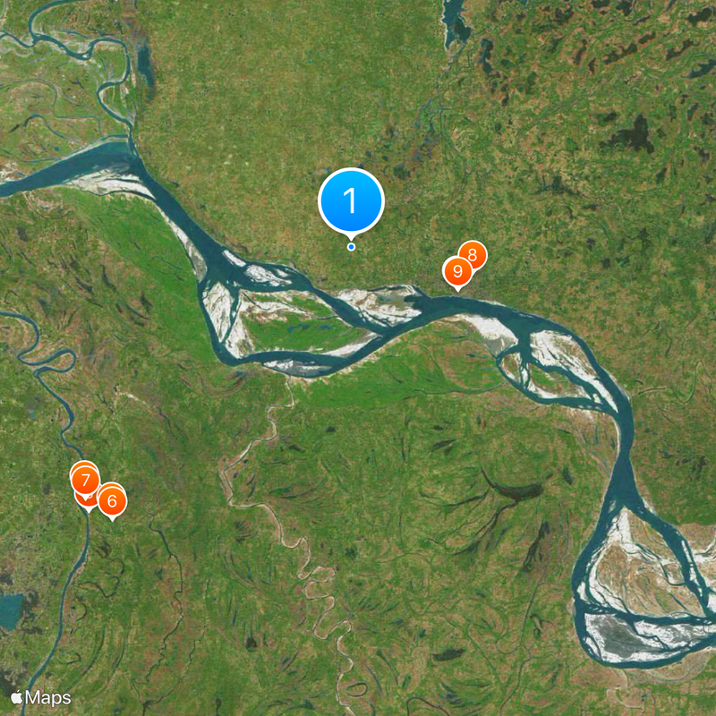 Dystrykt Rajshahi Mapa