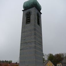 Kirchturm des Vorgängerbaus der heutigen Katholische Kirche St. Elisabeth