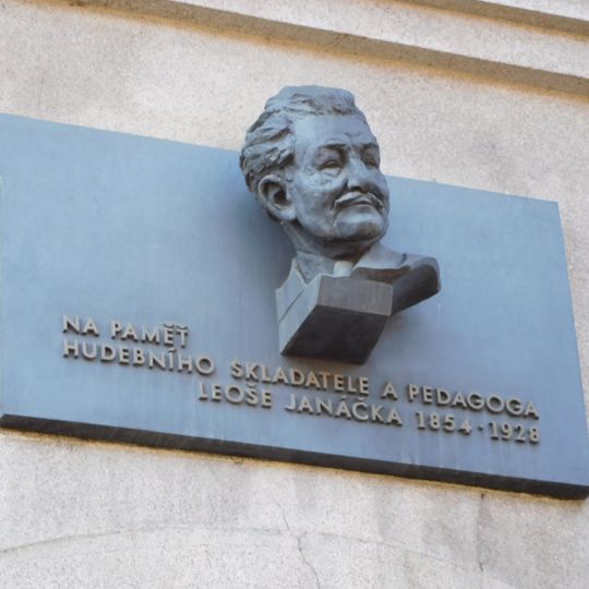 Leoš Janáček memorial plaque