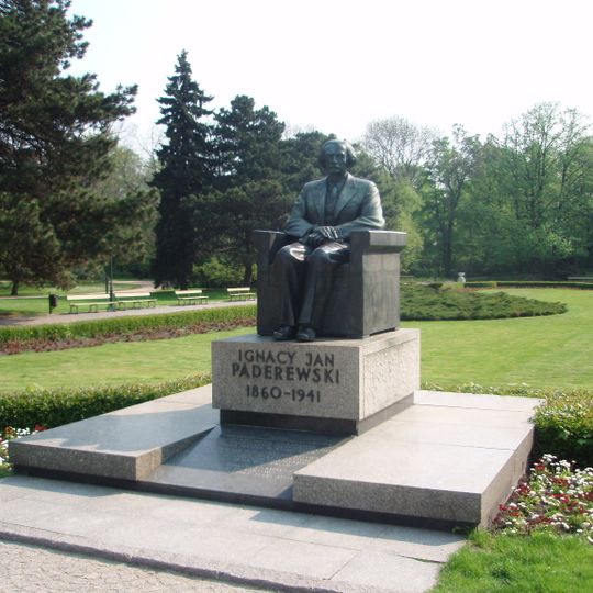 Ignacy Paderewski Monument in Warsaw