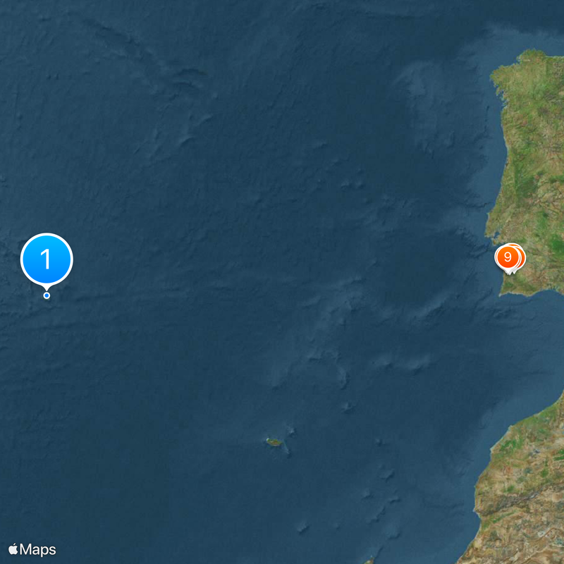 Isla de Santa María Mapa